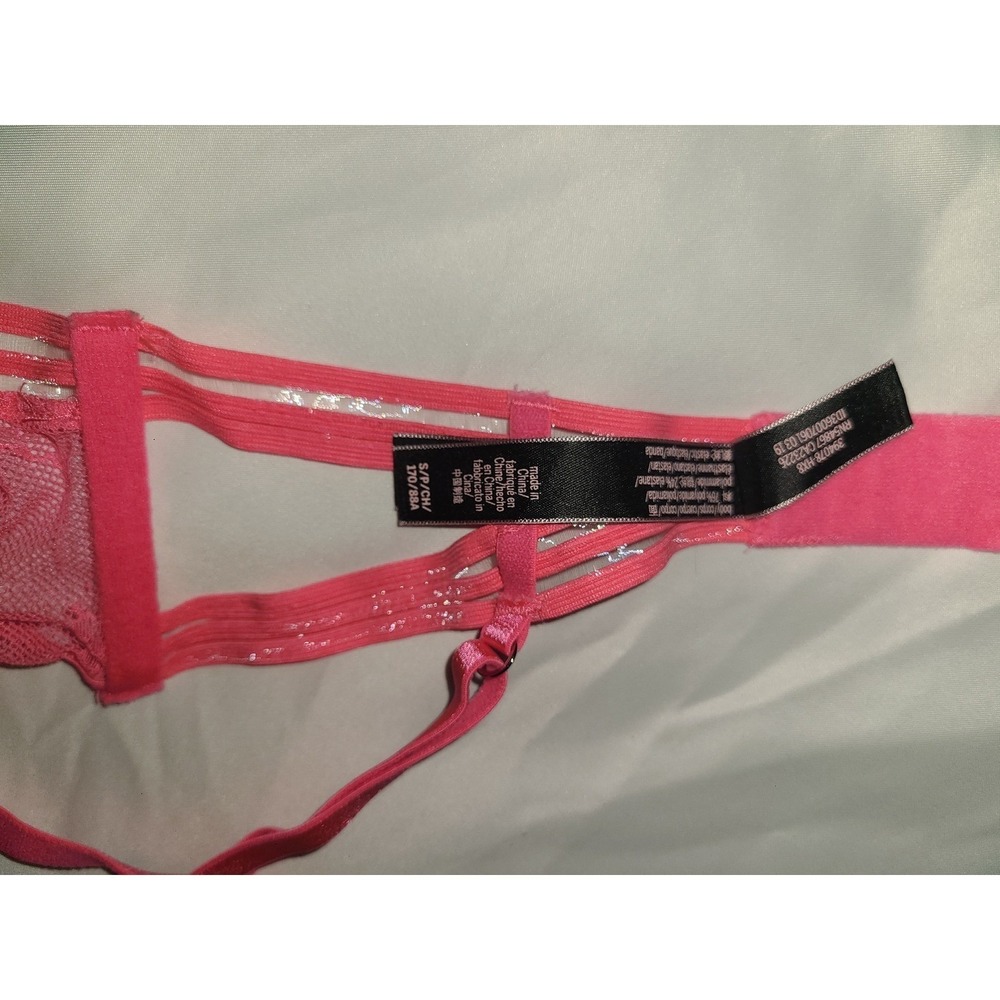 Victoria's Secret Pink Lace Cutout Teddy Bodysuit Sheer - Picture 13 of 16